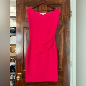DVF hot pink Dress